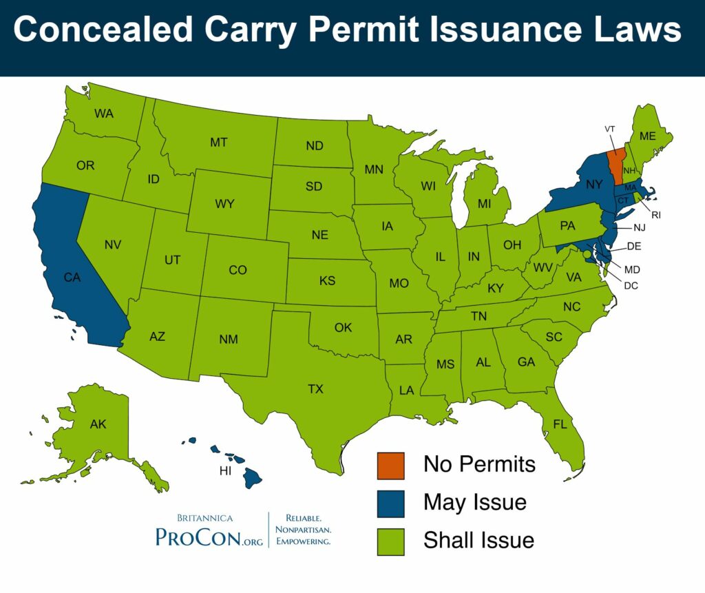 concealed carry permit laws by state